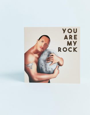 фото Открытка с надписью \"you are my rock\" central 23-мульти