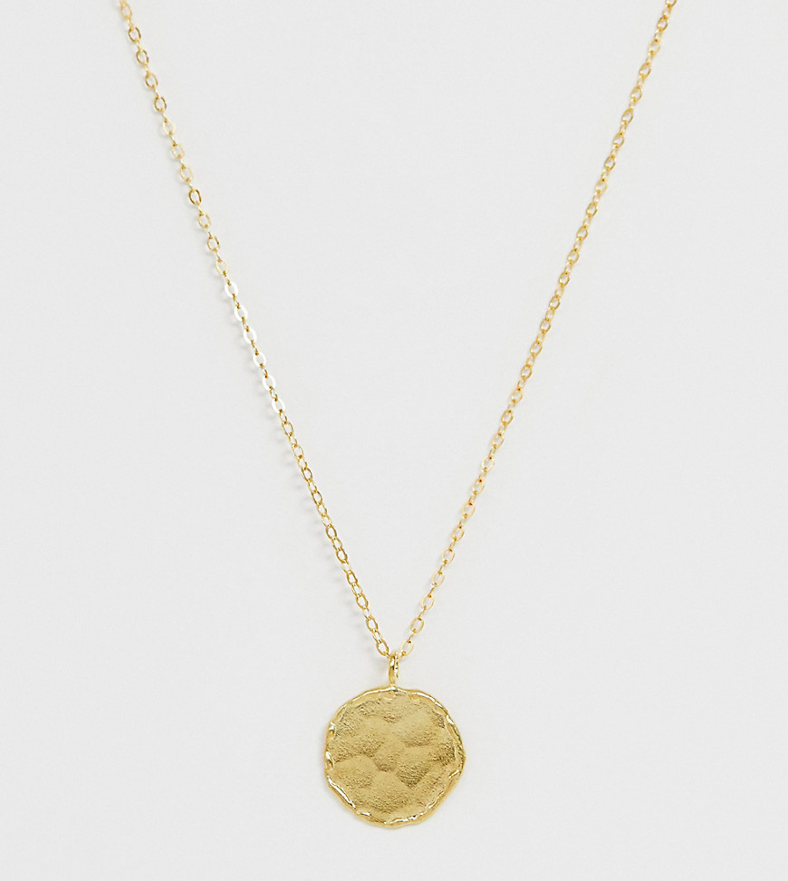 Ottoman Hands Exclusive gold plated coin necklace on satellite chain