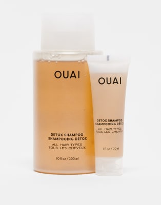 OUAI Detox Shampoo 300ml (+ Free Mini Detox Shampoo 30ml)-No colour