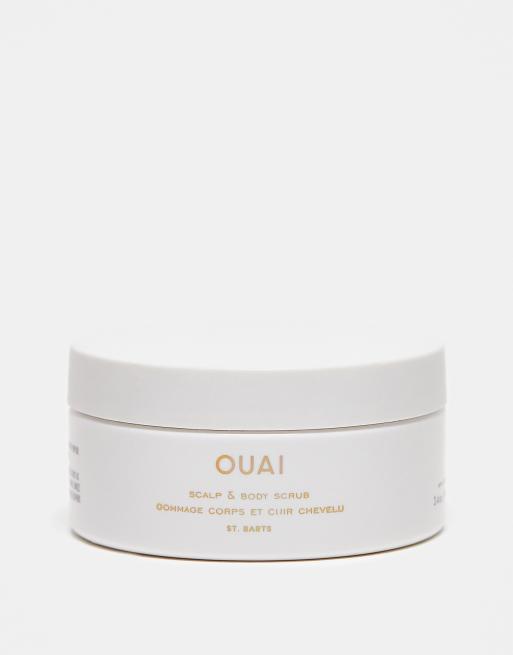 OUAI – Scalp & Body Scrub St. Barts – Skrubb för kropp och hårbotten i resestorlek, 96,4g