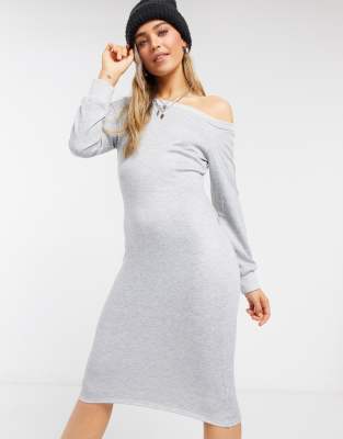 sweatshirt dress midi