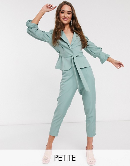 Outrageous Fortune Petite cigarette trouser in sage
