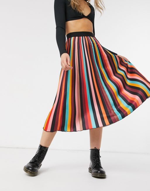 Striped 2025 skirt rainbow