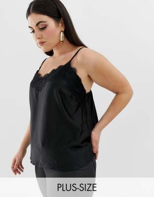 black lace camisole plus size