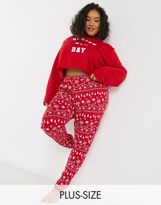 Plus size christmas 2025 pajama bottoms