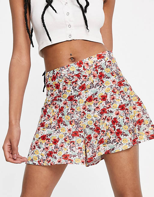 Co-ords Outrageous Fortune shorts co-ord in bright floral 