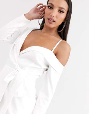 one arm blazer dress