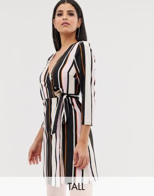 wrap swing dress
