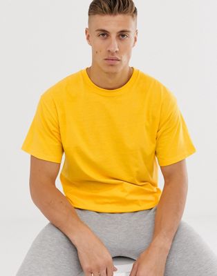 фото Oversize-футболка cotton on-желтый cotton:on