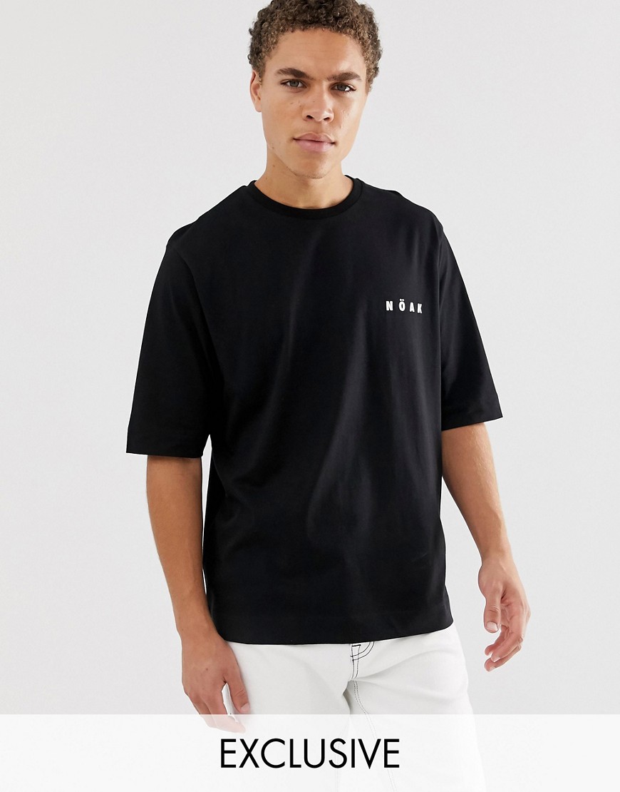 фото Oversize-футболка с логотипом noak-черный