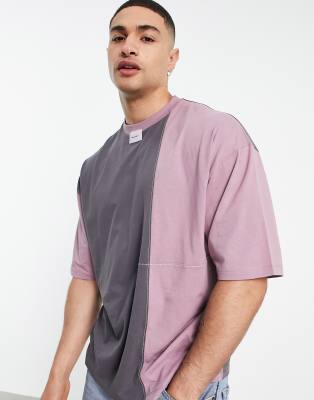 фото Oversized-футболка в стиле колор блок и логотипом от комплекта asos unrvlld spply-multi asos unrvlld supply