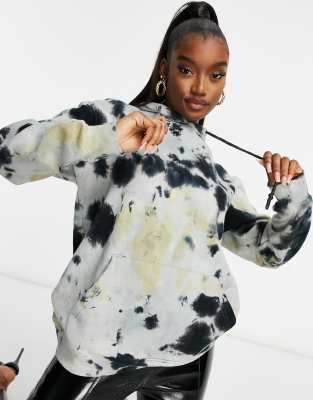 Oversized-худи с принтом тай-дай от комплекта Public Desire-Многоцветный