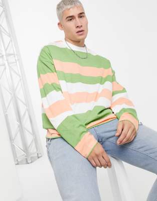 фото Oversized-лонгслив из органического хлопка asos design-белый