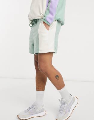 Nike спортивные брюки в стиле колор блок
