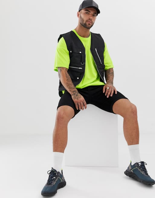 Oversized t-shirt med rund hals i lysegrøn fra ASOS DESIGN, 4 af 4