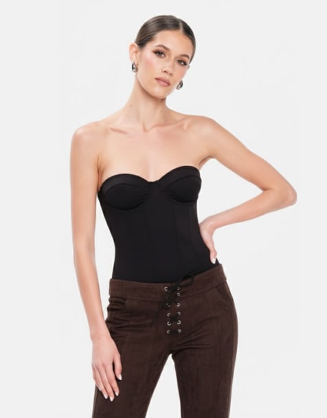 OW Collection - Reese - Top corset - Noir - view 1