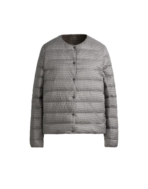 OYSHO 100% dun vadderad packbar jacka i dammigt taupe, 5 av 5