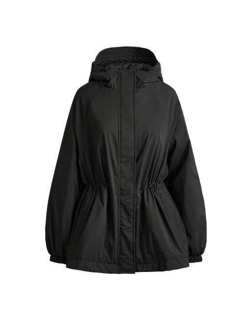 OYSHO 10k thindown® waterproof short padded jacket in black, 5 of 5