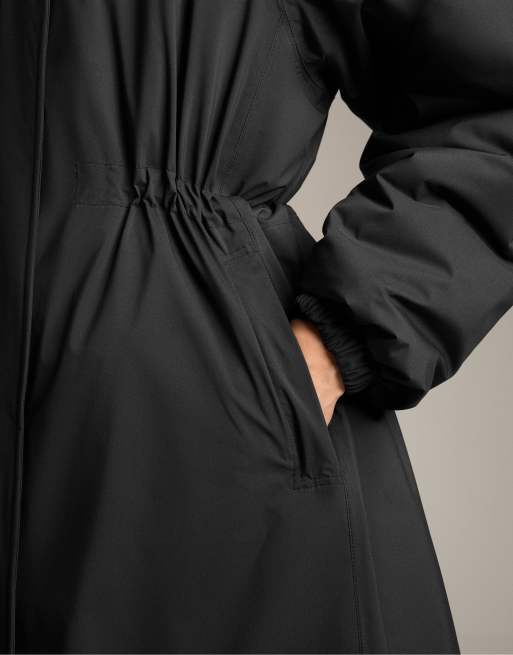 OYSHO - 10k thindowntm - Doudoune ultra légère imperméable coupe longue - Noir, 2 de 4