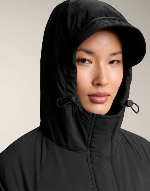 OYSHO - 10k thindowntm - Doudoune ultra légère imperméable coupe longue - Noir, 3 de 4