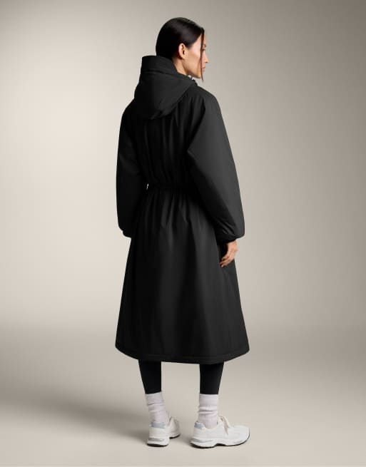 OYSHO - 10k thindowntm - Doudoune ultra légère imperméable coupe longue - Noir, 4 de 4