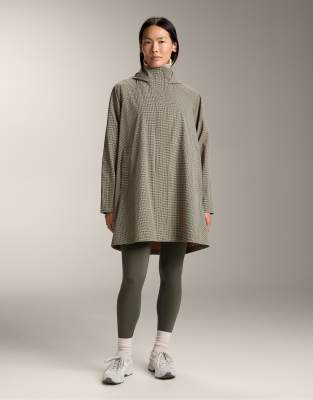 OYSHO - 10K wasserdichte, extraleichte Midi-Layer-Jacke in sanftem Nerzbeige-Brown