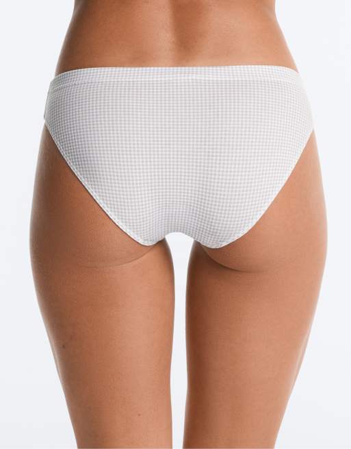 OYSHO 3 classic cotton briefs in grey, 4 of 4