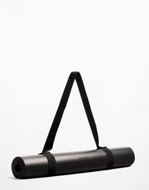 Oysho – 3 mm Yogamatte in Schwarz für vielseitige Anwendung