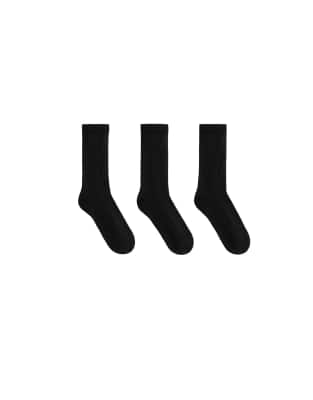 OYSHO - 3 Paar klassische Sportsocken aus Baumwollmix in Schwarz