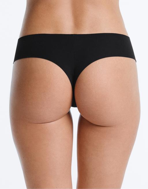 Oysho – 3er-Pack brasilianische, unsichtbare Slips aus Baumwollmix in neutralen Farben, 4 von 4