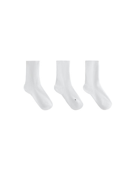 OYSHO – 3er-Pack klassische Sportsocken aus Polyamid-Mix in Weiß - view 1