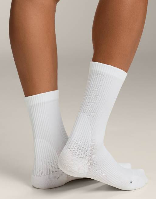 OYSHO – 3er-Pack klassische Sportsocken aus Polyamid-Mix in Weiß, 4 von 4