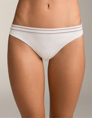 OYSHO - 3er-Pack nahtlose, brasilianische Slips in Braun mit weicher Haptik-Brown