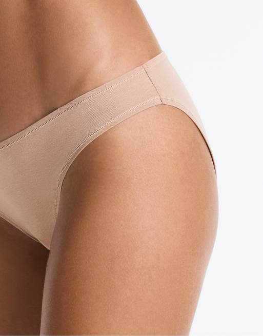 OYSHO 5 briefs i bomuldsblanding i brun, 5 af 7