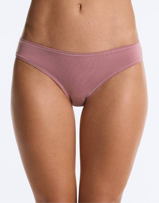 OYSHO 5 briefs i bomuldsblanding i pastelrosa, 2 af 7