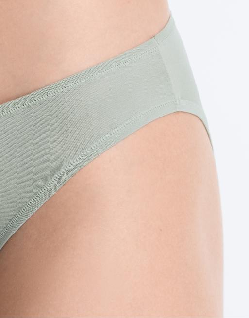 OYSHO 5 cotton blend classic briefs in coral, 3 of 4