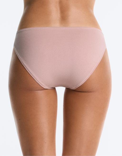 OYSHO 5 cotton blend classic briefs in pastel pink, 4 of 7