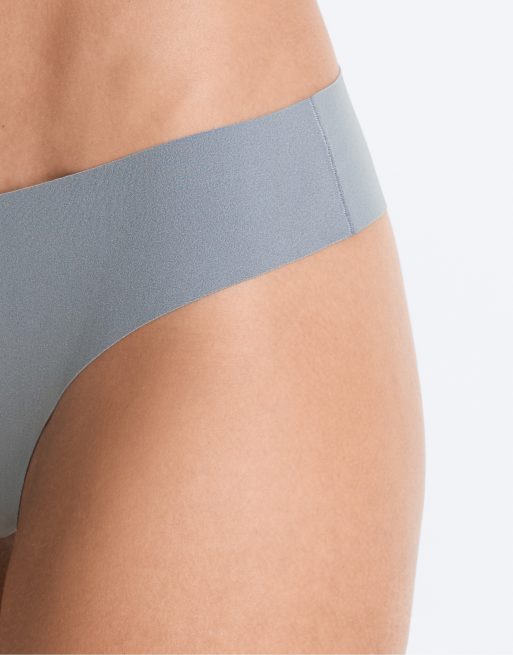 OYSHO 5 nahtlose Brazilian-Slips aus Polyamidmix in Stahlblau, 5 von 7