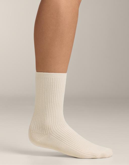 OYSHO – 5 Paar klassische Socken aus Baumwollmix in Braunrot, 3 von 4