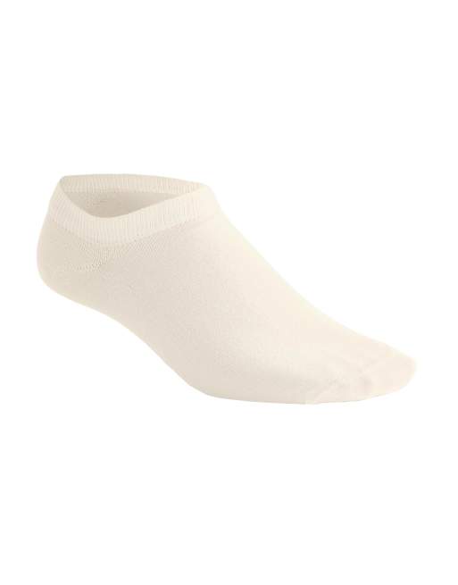 OYSHO 5 pairs of cotton blend sneaker socks in pale ecru, 3 of 4