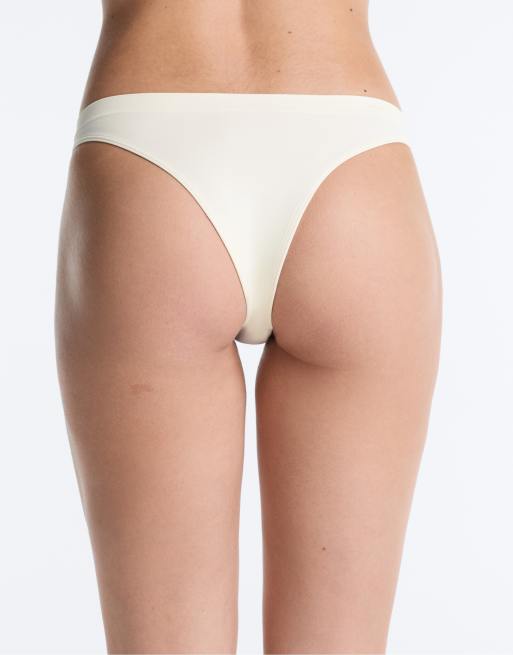 OYSHO 5 seamless soft-touch brazilian briefs in mink, 4 of 4