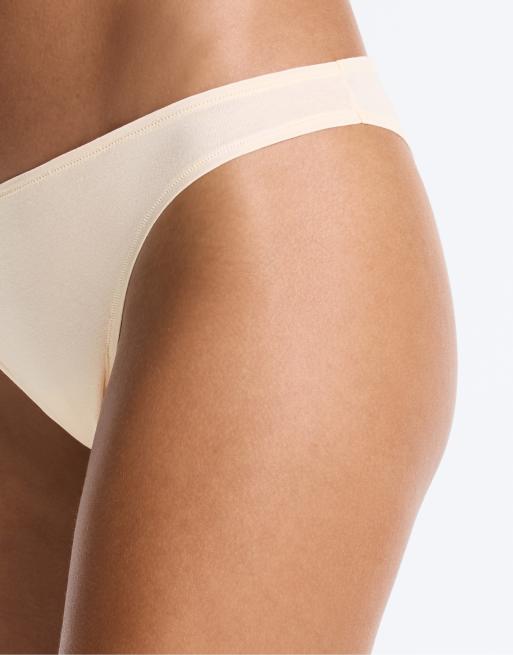 OYSHO 5er-Pack Brazilian Slips aus Baumwollmix in Vanille und Grau, 5 von 7