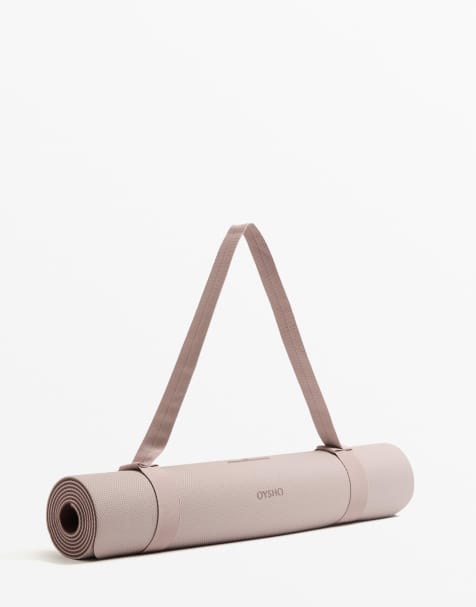 OYSHO 5mm yoga mat in brown/tan - view 1