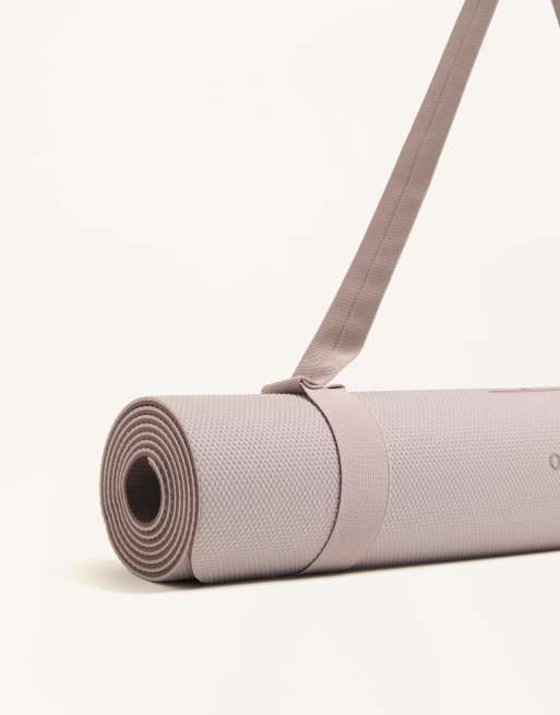 OYSHO 5mm yoga mat in brown/tan