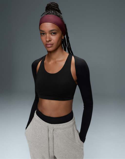 OYSHO 6 cm sports-hårbånd i burgundy, 2 af 2