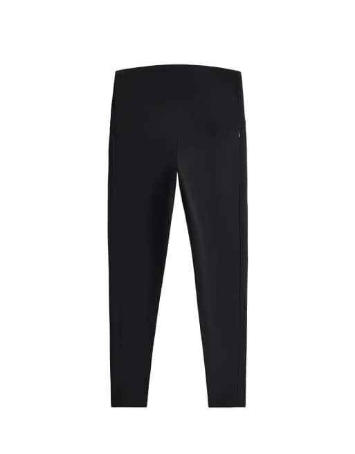 OYSHO 65cm warm maternity leggings with zips in black, 5 of 5