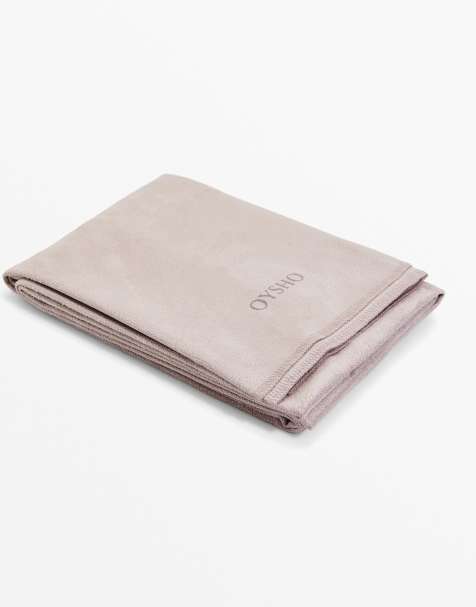 OYSHO Adjustable mat towel in mauve - view 1