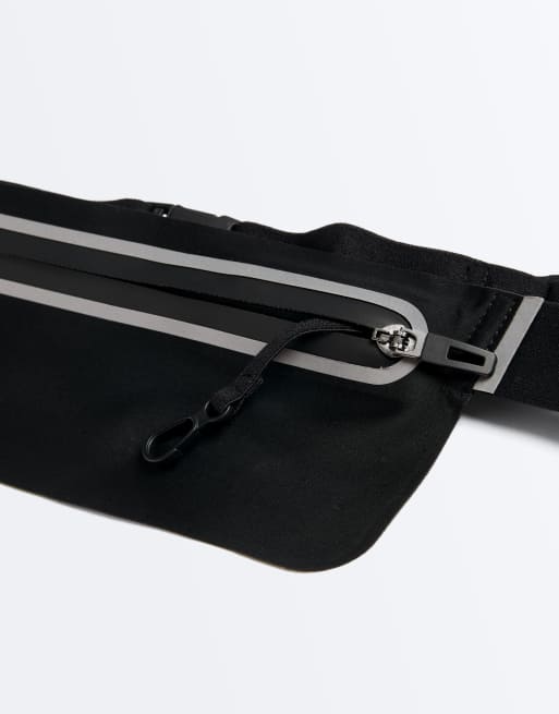 OYSHO Adjustable running belt bag in black, 7 of 7