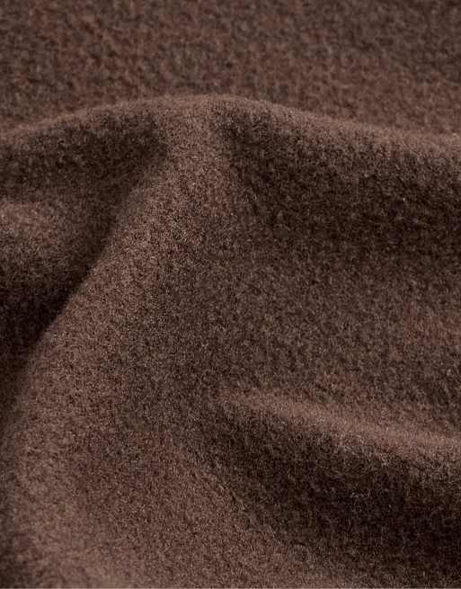 OYSHO Ankle-length high rise warm leggings with zips 70cm in brown, 3 of 6