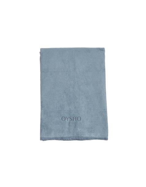 Oysho – Anpassbares Yogahandtuch in Blau - view 1